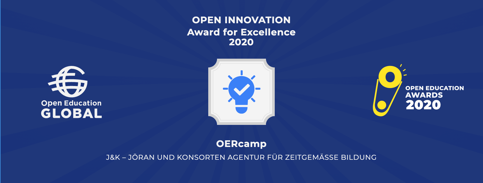 Open Innovation Award 2020 for Excellence